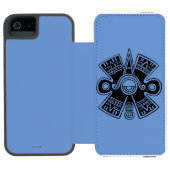 Coque Portefeuille Incipio Pour iPhone Univers aztèque (Folio Ouvert)