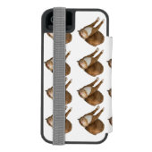 Coque Portefeuille Incipio Pour iPhone Upside-Down Sunshine Cat (Folio Dos)