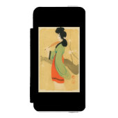 Coque Portefeuille Incipio Pour iPhone Vue d'une femme japonaise dans ParisParis, France (Folio Devant)