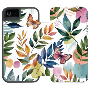 Coque-portefeuille iPhone 5 Incipio Watson™ Whispers papillon
