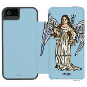 Coque Portefeuille Incipio Pour iPhone Zodiaque : Vierge, 1482 (Folio Ouvert)