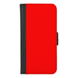 Coque Portefeuille Pour iPhone 8/7 Couleur solide rouge   Classique   Élégant   tenda