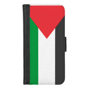 Coque Portefeuille Pour iPhone 8/7 Drapeau palestinien Libérez la Palestine customisé