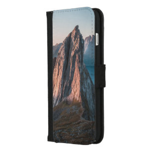 Coque Portefeuille Pour iPhone 8/7 Plus Epic Mountain Norvège