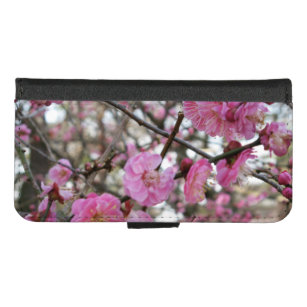 Coque Portefeuille Pour iPhone 8/7 Fleur de cerisier rose / Sakura / ク(桜)