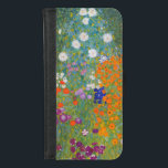 Coque Portefeuille Pour iPhone 8/7 Gustav Klimt Fleur Jardin Cottage Nature<br><div class="desc">Un beau tableau de jardin - c'est un tableau classique de Gustav Klimt,  appelé Cottage Garden,  ou Bauergarten,  1907,  qui est un gros plan d'un jardin fleuri,  un tableau floral coloré.</div>