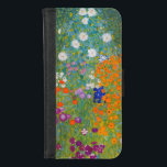 Coque Portefeuille Pour iPhone 8/7 Gustav Klimt - Jardin des fleurs<br><div class="desc">Jardin aux fleurs - Gustav Klimt en 1905-1907</div>