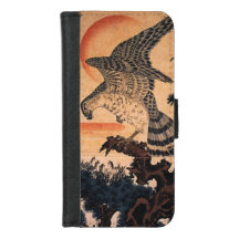 iPhone 8/7 Plus Wallet Case JAPONAISE IMPRIMER DE
