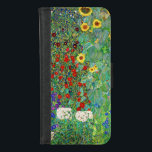 Coque Portefeuille Pour iPhone 8/7 Jardin Agricole Gustav Klimt Avec Peinture De Fleu<br><div class="desc">Jardin Ferme Gustav Klimt Avec Fleurs de soleil Floral Vintage Art Nouveau Peinture</div>