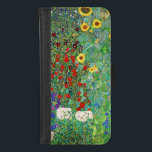 Coque Portefeuille Pour iPhone 8/7 Jardin Agricole Gustav Klimt Avec Peinture De Fleu<br><div class="desc">Jardin Ferme Gustav Klimt Avec Fleurs de soleil Floral Vintage Art Nouveau Peinture</div>