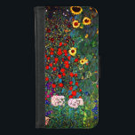 Coque Portefeuille Pour iPhone 8/7 Jardin aux fleurs Gustav Klimt<br><div class="desc">Porte-valet iPhone avec peinture à l’huile de Gustav Klimt Jardin avec tournesols (1907). Un beau jardin de tournesols et de belles fleurs bleues,  rouges,  violettes,  roses et blanches. Un grand cadeau pour les amateurs d'art Art Nouveau et autrichien.</div>