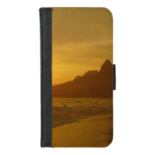 Coque Portefeuille Pour iPhone 8/7 Sun Set à Ipanema Beach Brésil