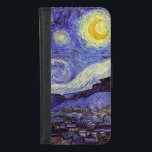 Coque Portefeuille Pour iPhone 8/7 Vincent Van Gogh Starry Nuit Vintage Art<br><div class="desc">Vincent van Gogh Starry Night Art Peinture Starry Night est un tableau de l'artiste post-impressionniste néerlandais Vincent van Gogh. Le ciel bleu de la nuit est rempli de nuages tourbillonnants, d'étoiles et d'une lune brillante croissant. La Nuit étoilée est la seule nocturne de la série de vues depuis la fenêtre...</div>
