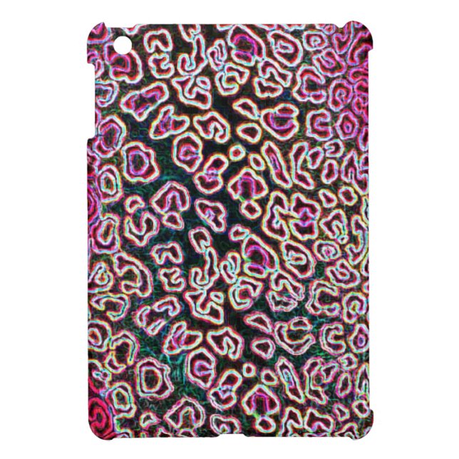 Coque Pour iPad Mini Collection rose de léopard (Dos)