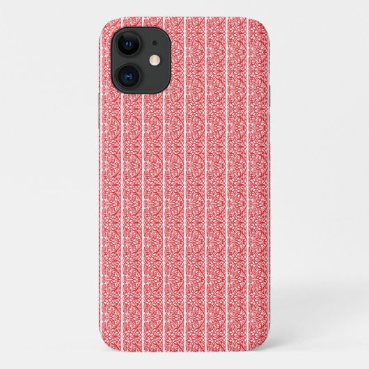 Coque pour iPhone 11 | Barely There | Rouge | Élég (Dos)