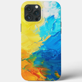 Coque pour iphone 13 pro max en couleurs ukrainien