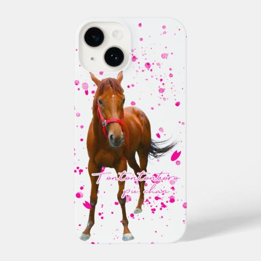 COQUE POUR iPhone 14 ケイメイ牧場　トントントントロちゃん「躍動感のしぶき」 (Verso)