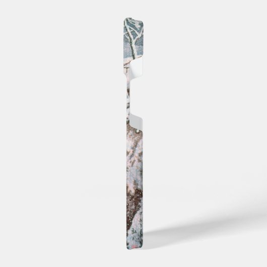 Coque Pour iPhone 14 浮世絵 ukiyoe 高橋松亭 「甲州さるはし」 iPhone 14ケース (Côté gauche)