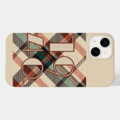Coque Pour iPhone 14 1940s Plaid iPhone 14 Coque (Verso (horizontal))