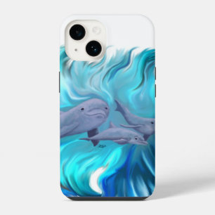 Coque Pour iPhone 14 À l'école Dolphin