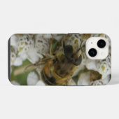 Coque Pour iPhone 14 Abeille de miel et fleurs (Verso Horizontal)
