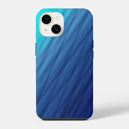 Coque Pour iPhone 14 Abîme de l'océan bleu (Verso)