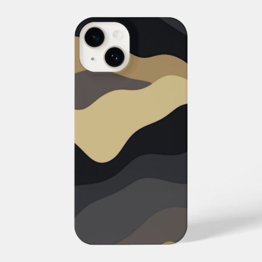 Coque Pour iPhone 14 Abstract Wave Phone Case  (Verso)