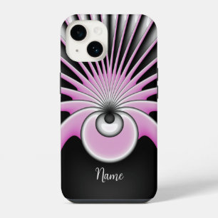 Coque Pour iPhone 14 Abstrait moderne Fou Fractal Art Nom du Motif