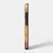 Coque Pour iPhone 14 Abstrait Moderne Jaune (Côté gauche)