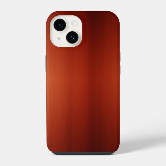 Coque Pour iPhone 14 Acajou Brosse Fonce (Verso)