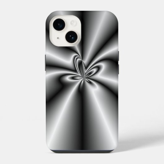 Coque Pour iPhone 14 Acier inoxydable pincé (Verso)