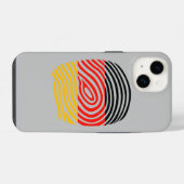 Coque Pour iPhone 14 ADN allemand (Verso Horizontal)