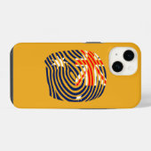 Coque Pour iPhone 14 ADN australien (Verso Horizontal)