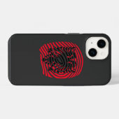 Coque Pour iPhone 14 ADN de l'Albanie (Verso Horizontal)