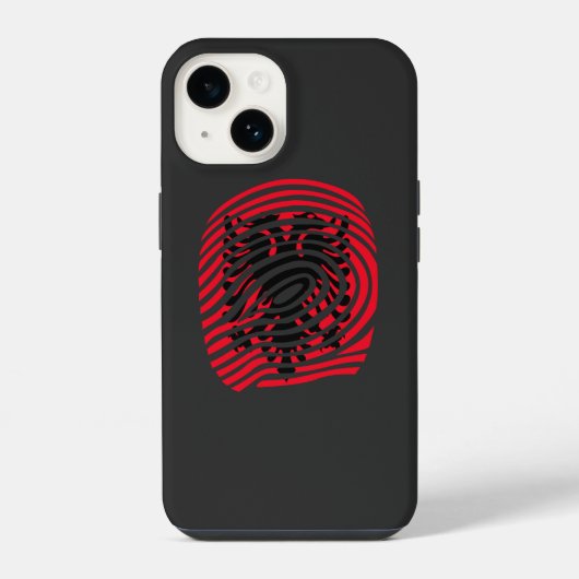 Coque Pour iPhone 14 ADN de l'Albanie (Verso)