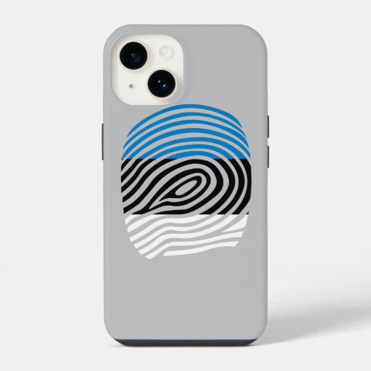 Coque Pour iPhone 14 ADN de l'Estonie (Verso)