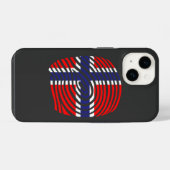 Coque Pour iPhone 14 ADN de Norvège (Verso Horizontal)