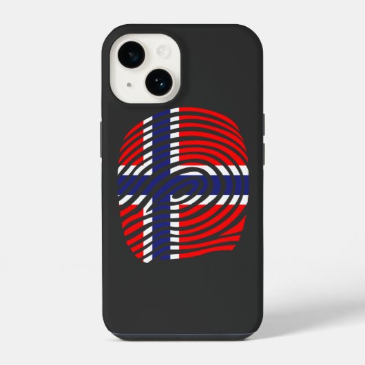 Coque Pour iPhone 14 ADN de Norvège (Verso)