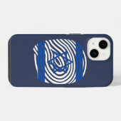 Coque Pour iPhone 14 ADN d'Israël (Verso Horizontal)