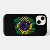 Coque Pour iPhone 14 ADN du Brésil (Verso Horizontal)