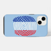 Coque Pour iPhone 14 ADN France (Verso Horizontal)