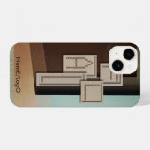 Coque Pour iPhone 14 aiguille_3_4forfall_2 coque iphone (Verso Horizontal)