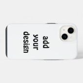 Coque Pour iPhone 14 ajouter votre conception (Verso Horizontal)