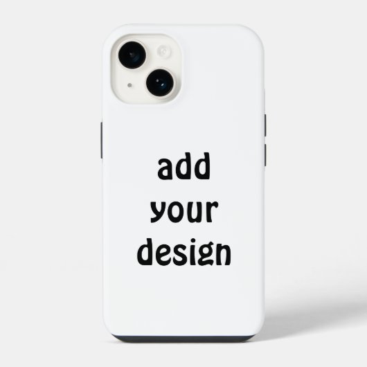 Coque Pour iPhone 14 ajouter votre conception (Verso)