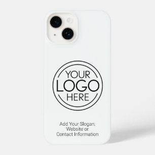 Coque Pour iPhone 14 Ajouter Votre Logo Entreprise Moderne Minimaliste