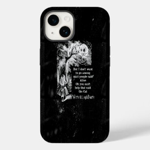 Coque Pour iPhone 14 Alice au pays des merveilles; Cheshire Chat avec A