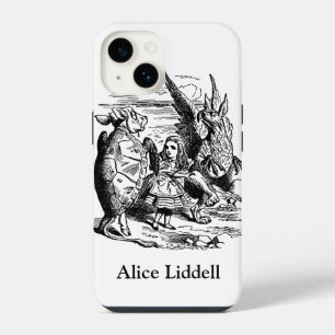 Coque Pour iPhone 14 Alice au pays des merveilles vintage, Griffon, Fau