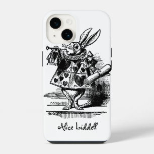 Coque Pour iPhone 14 Alice au pays des merveilles vintage Lapin Blanc e