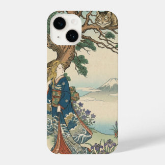 Coque Pour iPhone 14 Alice Lost in Japan | Ukiyo-e Mad Journey