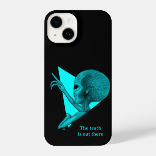 Coque Pour iPhone 14 Alien gris, la vérité est là